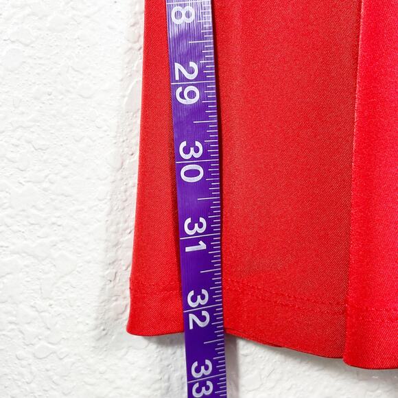 Silence + Noise Women's Coral Red Spaghetti Strap Silky Romper Size M Summer - Picture 4 of 5